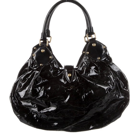 • Louis Vuitton Hobo Black Mahina Leather - Picture 4 of 12